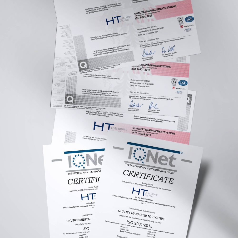 Zertifikate HTE