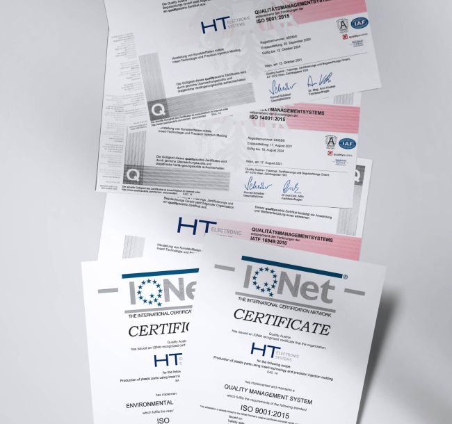 Zertifikate HTE